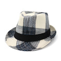 Polyester bell crown sun hat in blue colour showing 12cm crown height and 4.5cm brim