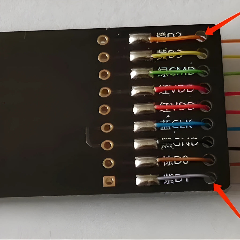 EMMC read and write tool for BMW Mercedes Audi Porsche audio host maintenance and diagnostics.