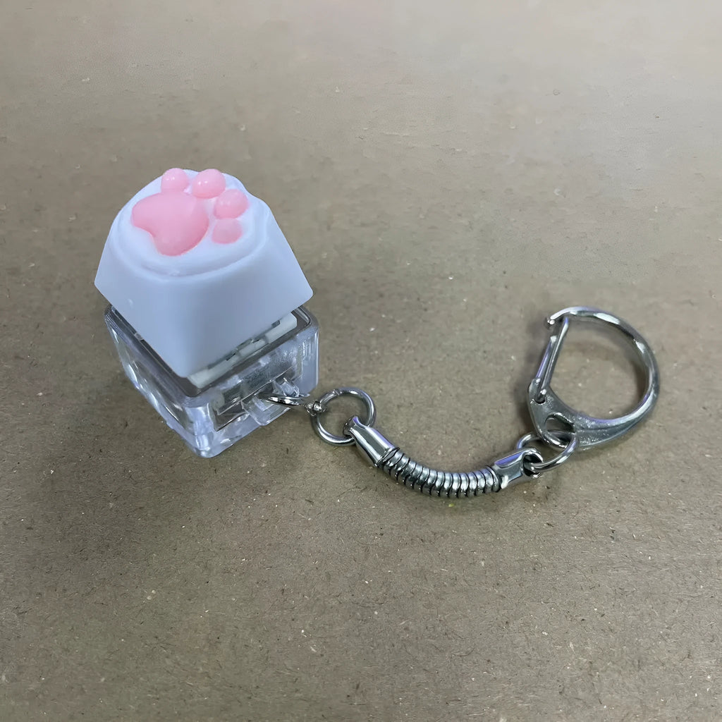 Electronic decompression button game keychain toy with sound, duck style