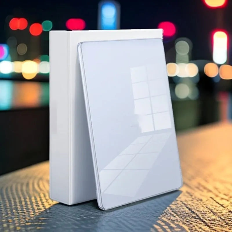 Transparent plastic hard shell case for MacBook Air and Pro laptops in crystal clear finish