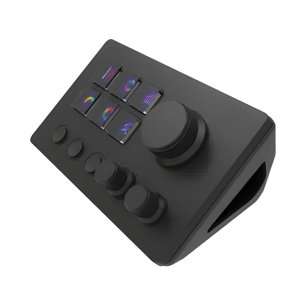 Visual Keyboard N3 silicone USB keypad in black and white with 2m cable and mounting bracket