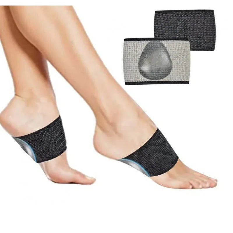 Elastic foot bandage cover with arch support in heart style and ordinary style colours