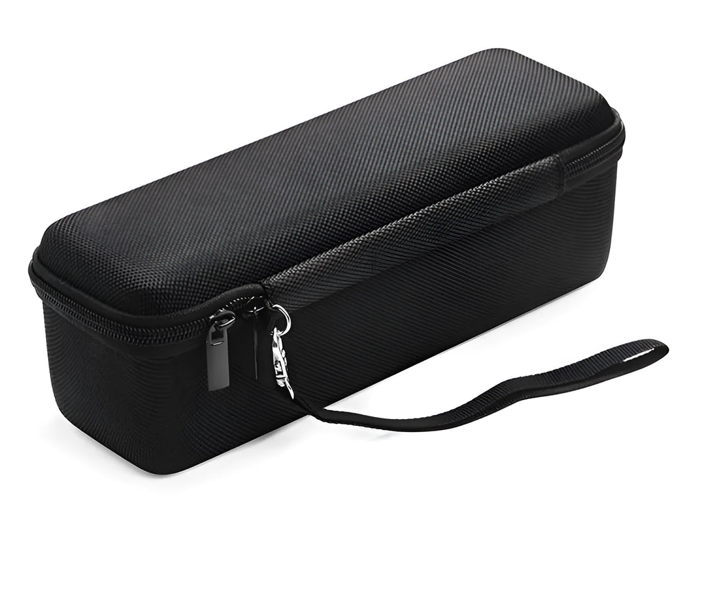 Black high grade nylon protective bag for Huawei Sound Joy with hand rope and mesh pocket