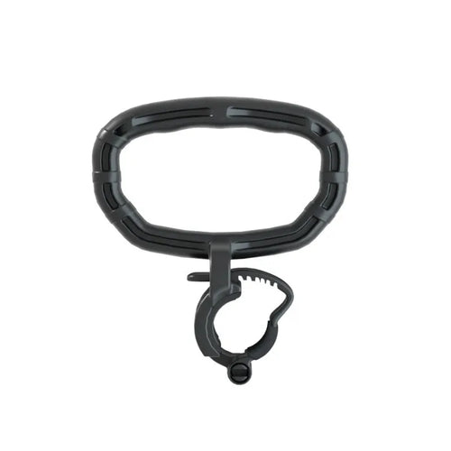 Adjustable weight fitness camp kettlebell handle in PP material, Black colour, size 21x19cm