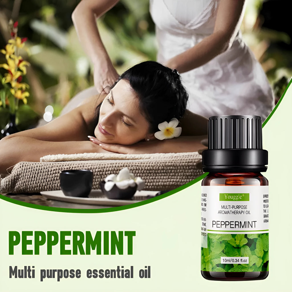 10ml bottle of mint essential oil for humidifier aromatherapy