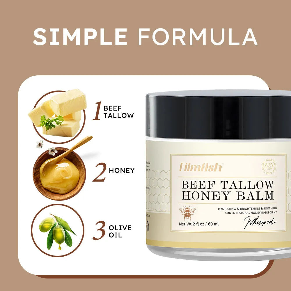 60ml tube of honey moisturiser body cream for nourishing and refreshing skin care.