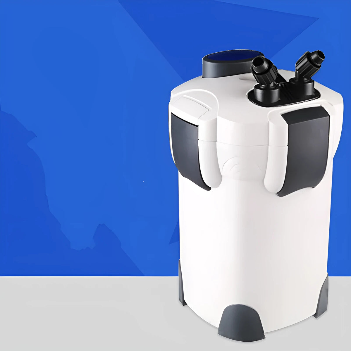 HW-304B external canister filter with UV lamp for aquarium water purification, 525 GPH, 200 gallon