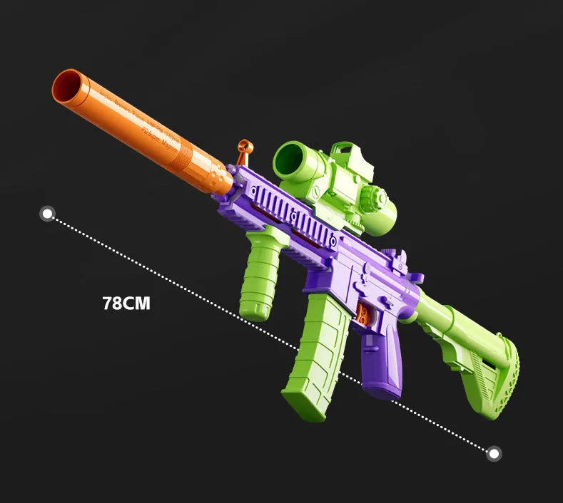 Throwing Shell M416 Radish Gun soft bullet gun toy plastic construction outdoor play