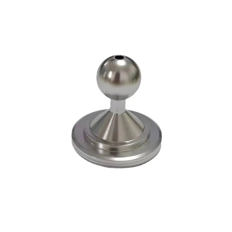 Aluminium alloy universal dashboard base plate for gauge mounting in silver or black colour