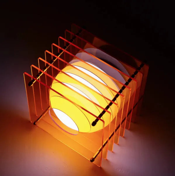 DIY acrylic moon light lamp with remote control, 16 colour options, rechargeable, LED ambience light