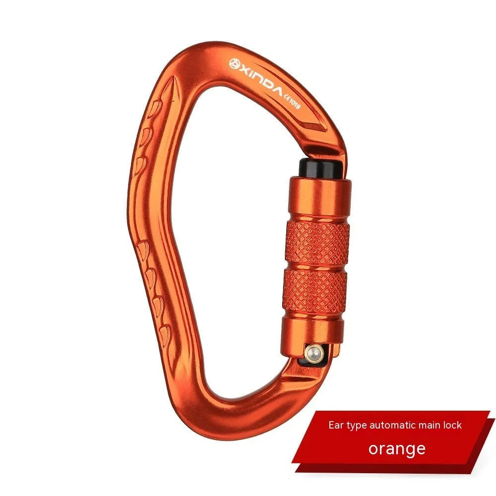 Automatic master lock climbing carabiner in five colour options for outdoor equipment