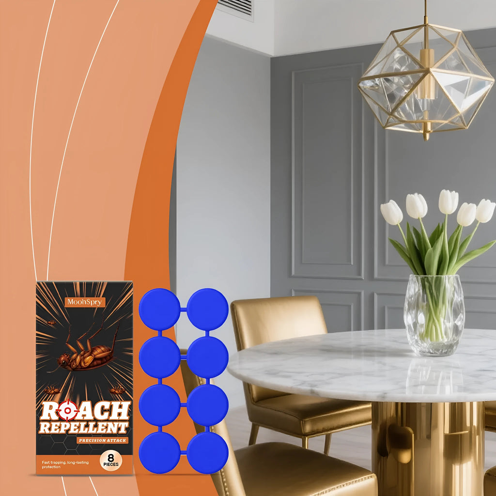 Indoor cockroach killer bait sticker traps with glue pads for household kitchen pest control