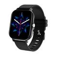 Z60 smart watch with Bluetooth connectivity and silicone strap in black