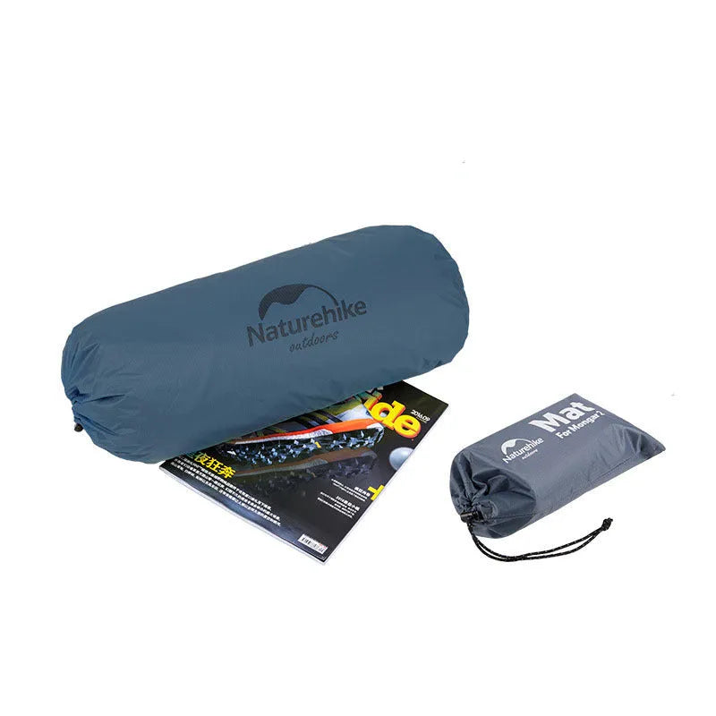 Home Fashion Simple Two-Person Silicone Tent in Phantom Blue with aluminium poles