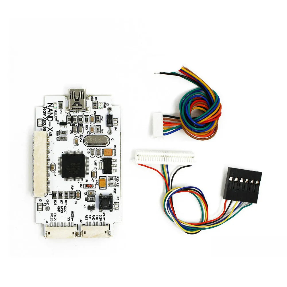 Simplified Xbox 360 brush chip tool kit with USB connector for console modification