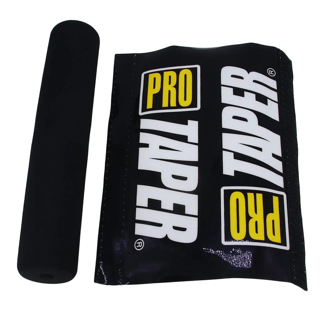 25cm universal motorcycle handlebar foam chest protector cover in black, blue, and red colour options.