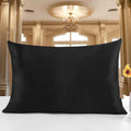 Double-sided 19 M silk pillowcase in a choice of colours including cement grey and lotus pink.