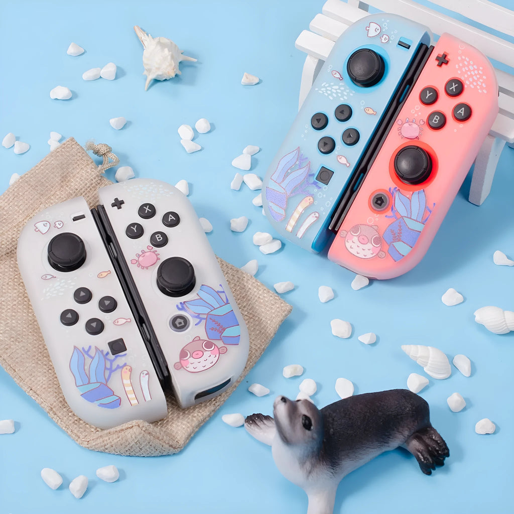 Pawdiary Subsea Exploration protective case for Nintendo Switch OLED and standard consoles