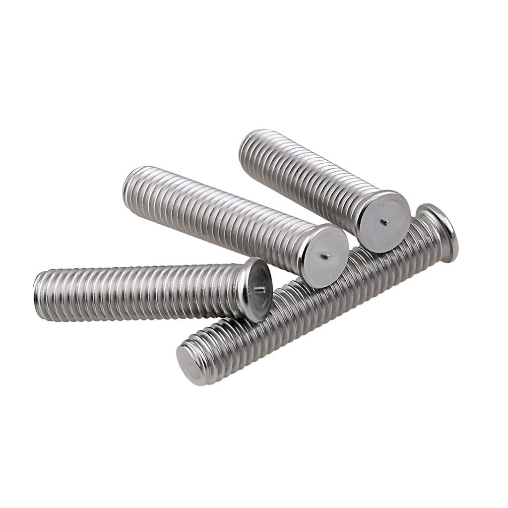 Household portable 304 stainless steel welding screw with whitened finish, M3 to M8 sizes