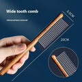 Stainless steel flea comb for dogs with dense teeth for grooming
