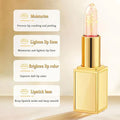 Gilding Temperature Change Lip Balm 3.5g transparent lipstick-style bullet with colour-change effect