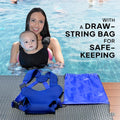 Amphibious baby strap in black, adjustable free size for water play, maximum load 20kg