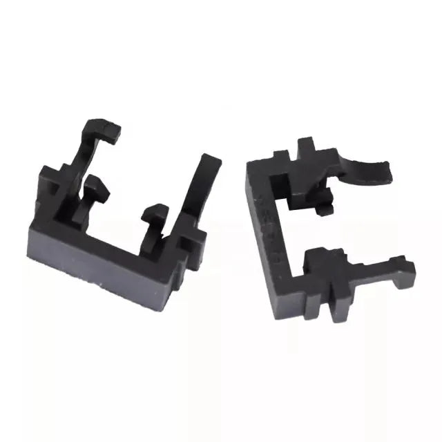 Black plastic LED headlight adapter for Ford Focus Mondeo Fiesta H1 bulb conversion