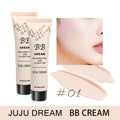 Waterproof BB cream 30ml tube for brightening and priming, available in five colours.