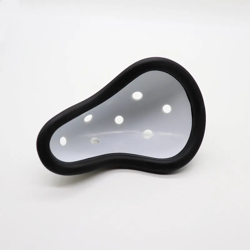 Rubber sports genital protector for rugby hockey boxing adult children sizes