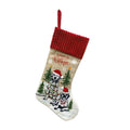 46cm cloth Christmas pendant with pet sock patterns in pastoral or American style