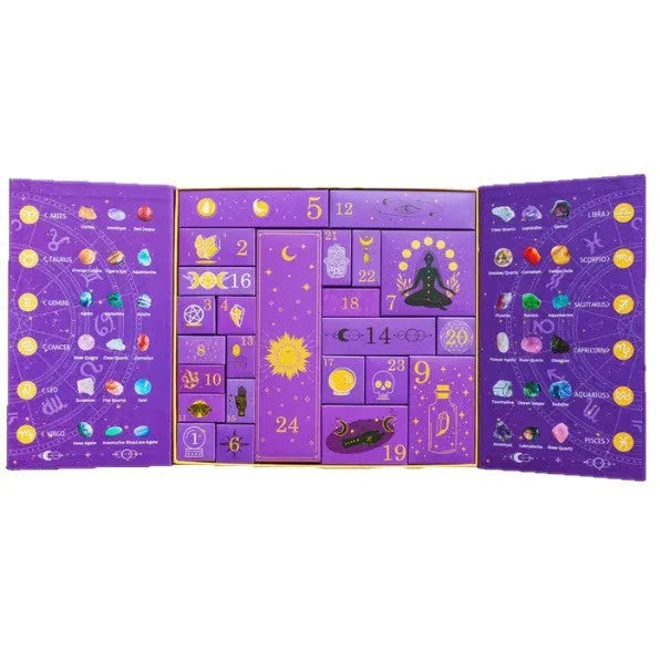 Crystal Halloween Countdown Gift Box paper construction 33.5cm by 30.5cm dimensions