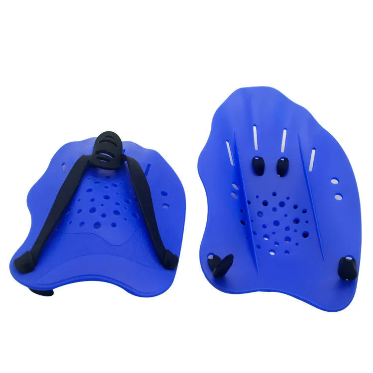 Webbed arm paddles for freestyle stroke swimming training in multiple colours