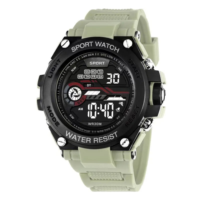 Fashion electronic digital watch for teenagers in multiple colour options