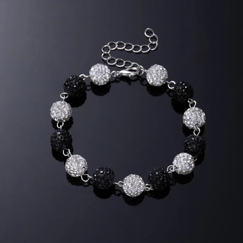 Alloy hip hop waist chain with diamond ball zipper detail, 115cm length, black colour option on display
