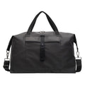Grey one-shoulder travel bag with large 36-55 litre capacity and Oxford cloth construction