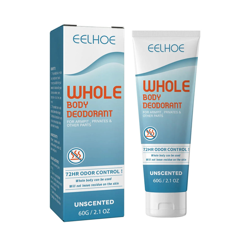 60g tube of botanical body deodorant cream with natural extracts for underarm odour control