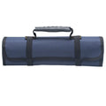 Blue thickened Oxford cloth foldable tool storage bag showing three-dimensional shape and size.