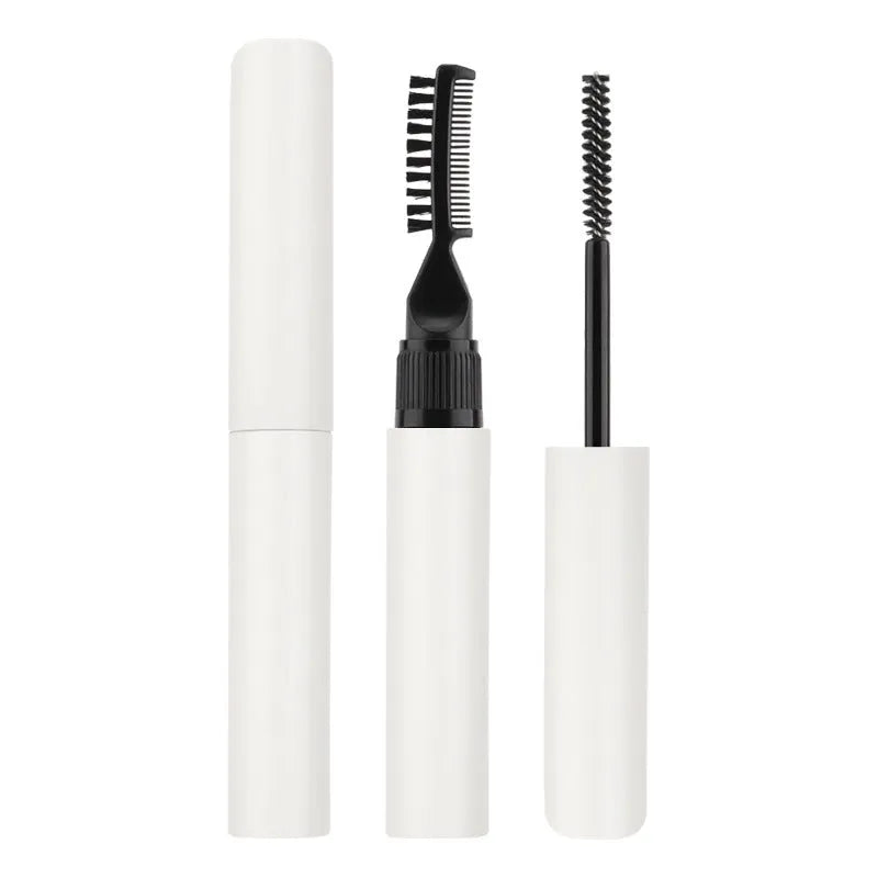 Eyebrow shaping brush and glue set with one brush application for natural eyebrow styling