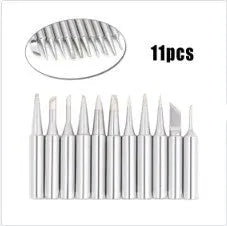 43mm soldering iron tip set with multiple shapes for welding and assembly work