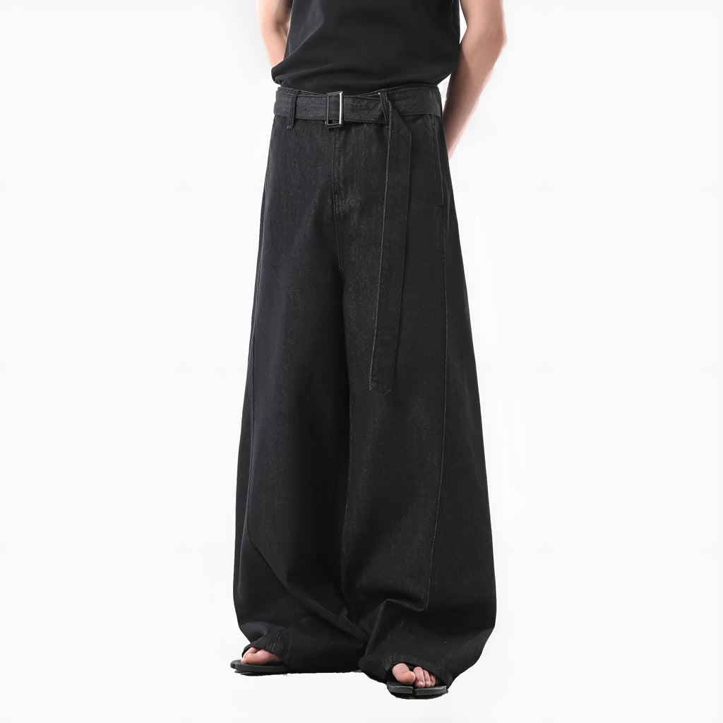 Women's black gold high-waist straight leg jeans with zip fly and cotton denim fabric