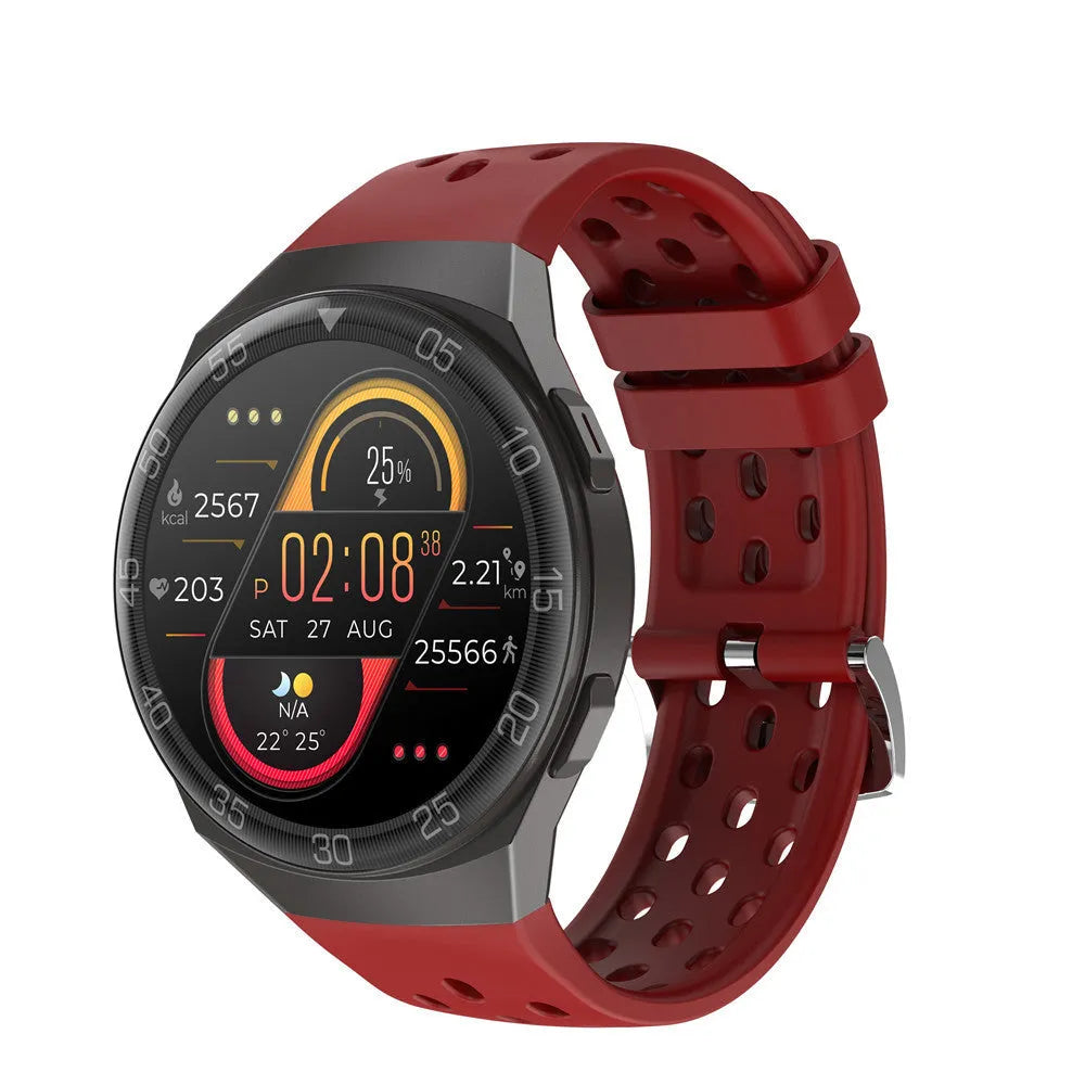 Men's smart watch with 1.28-inch HD screen, IP68 waterproof, heart rate and sleep tracker