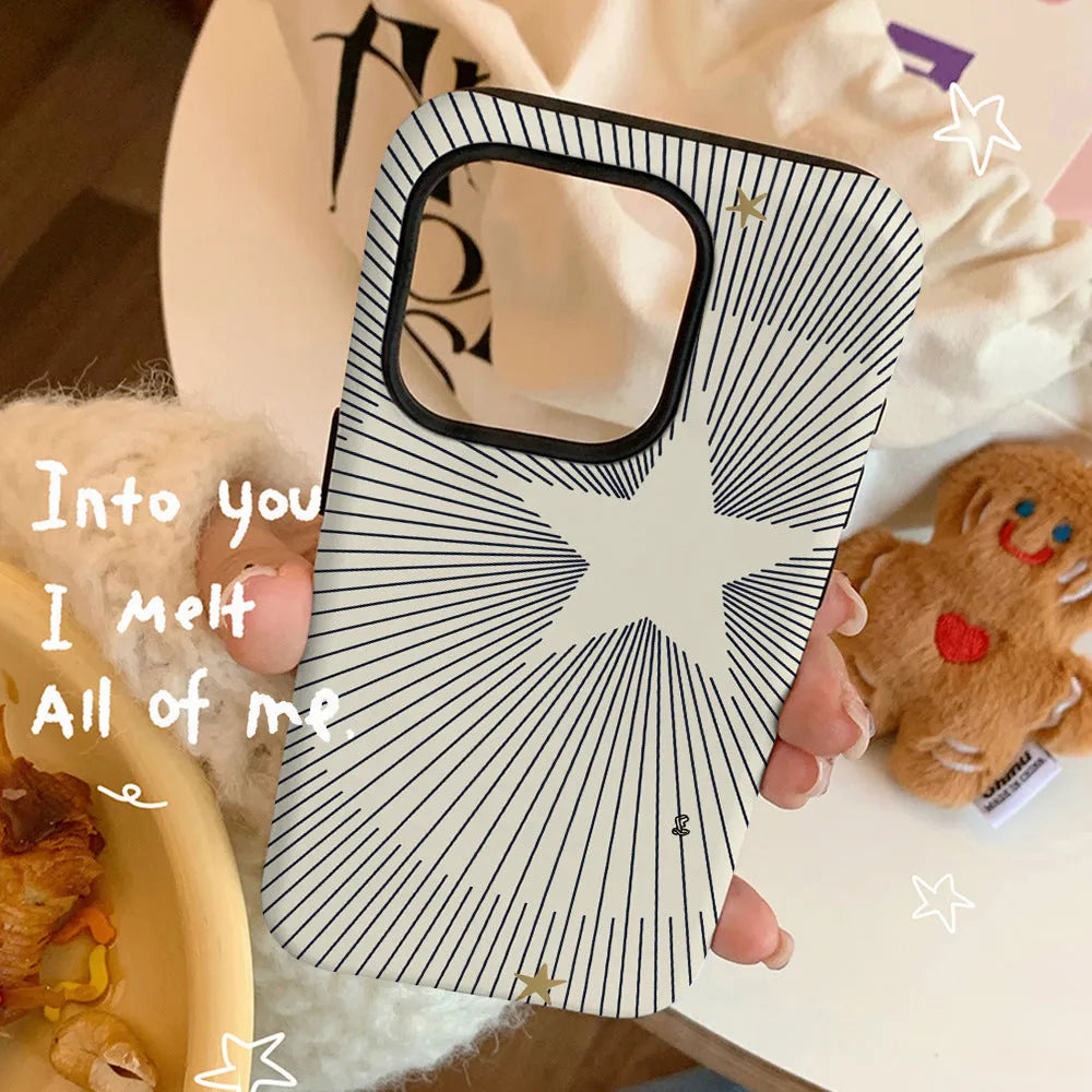 XINGX Design Film mobile phone protective case for iPhone showing anti-fingerprint and heat dissipation features