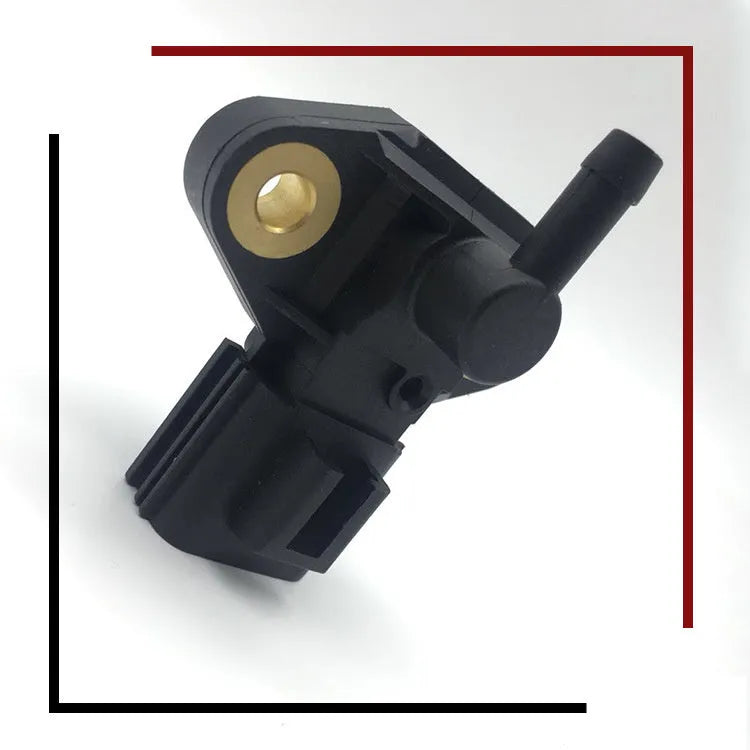 Black Ford Lincoln compatible intake manifold pressure sensor for engine management.