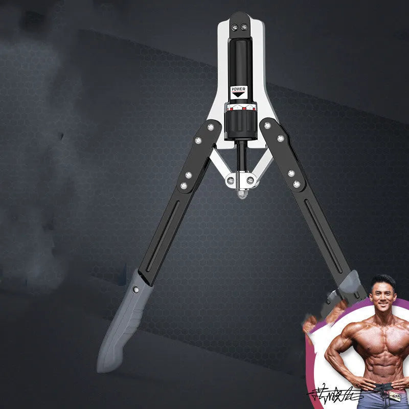 Men's home training adjustable dumbbell set with stainless steel arm force bar and resistance bands for arm muscle building
