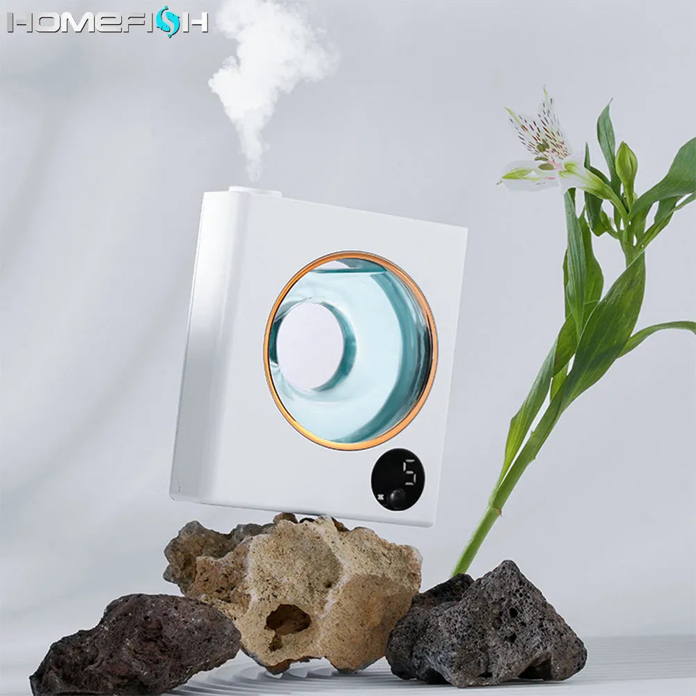 White automatic aromatherapy machine with wall-mounted design for home and hotel use