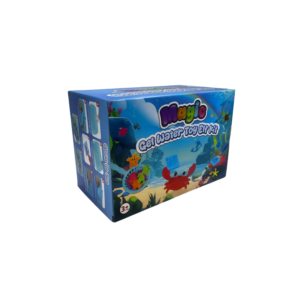 Crystal pet magic set with 20 bottles in a cartoon suitcase, plastic educational toy for ages 7 to 14