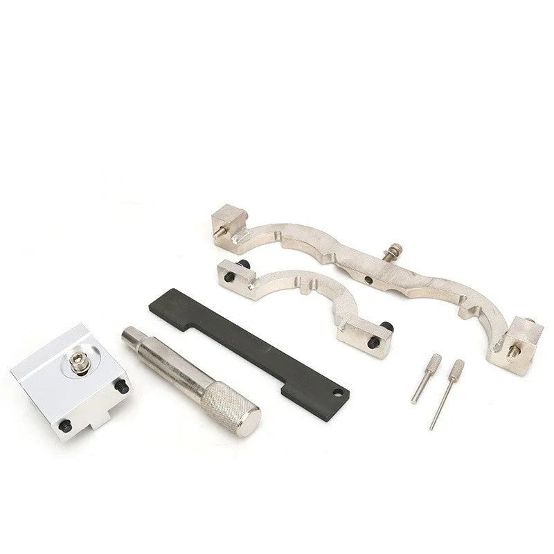 Red chrome-vanadium steel timing tool set for Opel 1.4 Oncla LUJ engines with seven pieces