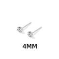Geometric square zircon tassel single diamond round XINGX earrings for women in copper Korean style