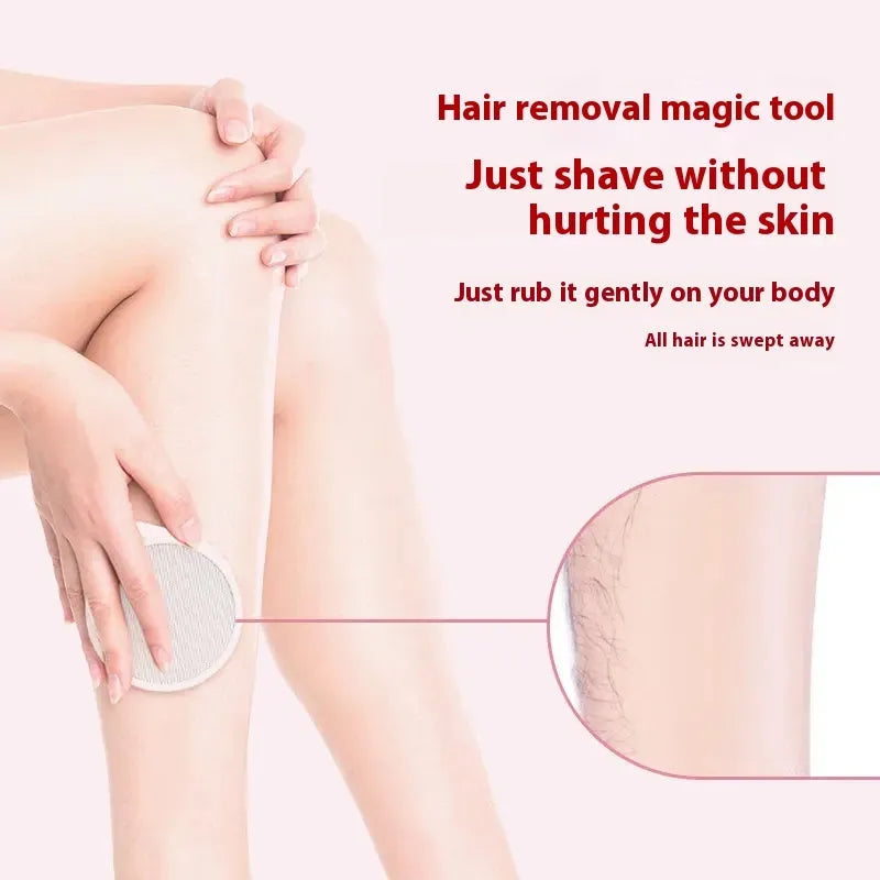 White electric epilator hair removal device with 2-in-1 design on a plain background