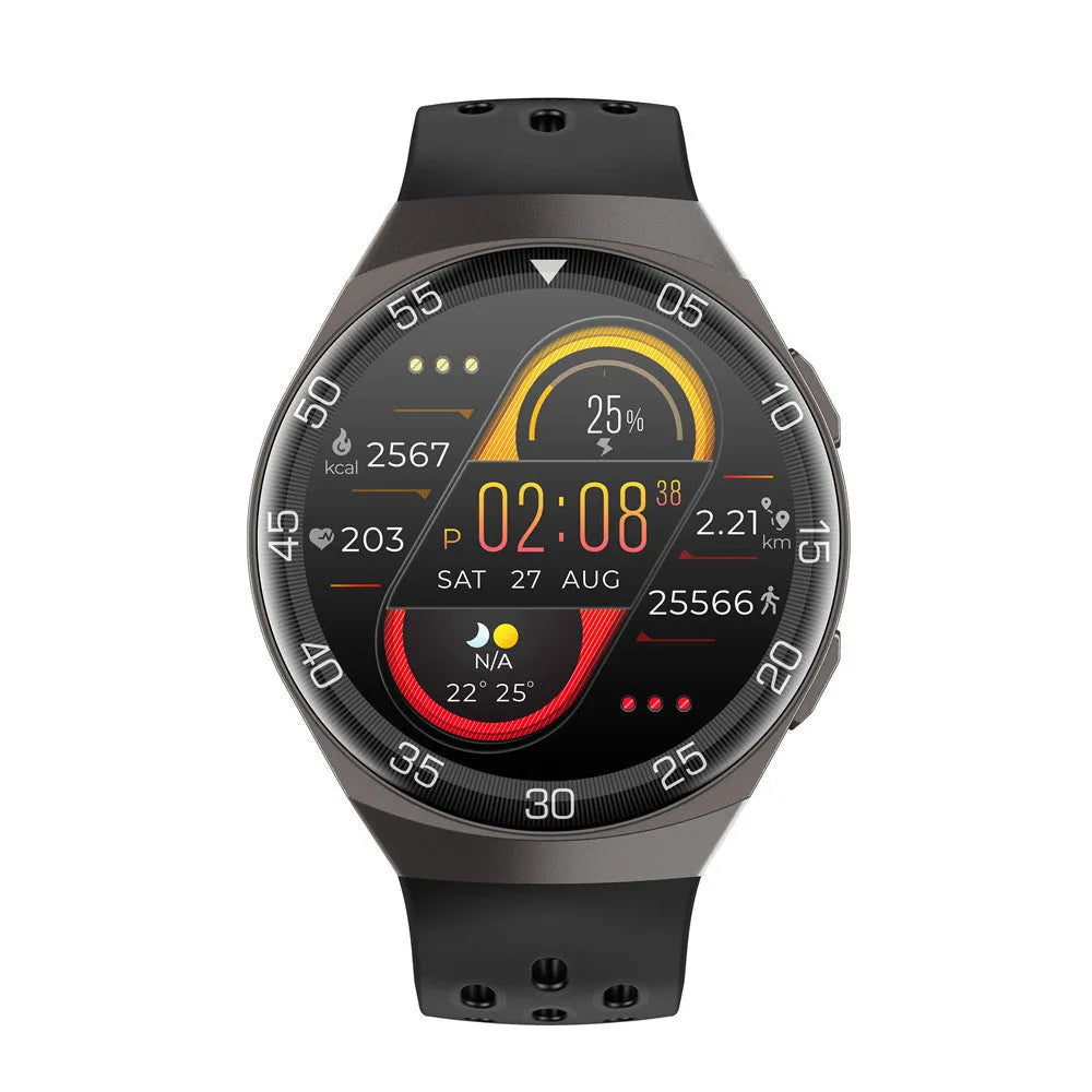 Men's smart watch with 1.28-inch HD screen, IP68 waterproof, heart rate and sleep tracker